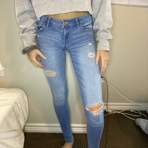 Ripped Hollister Jeans